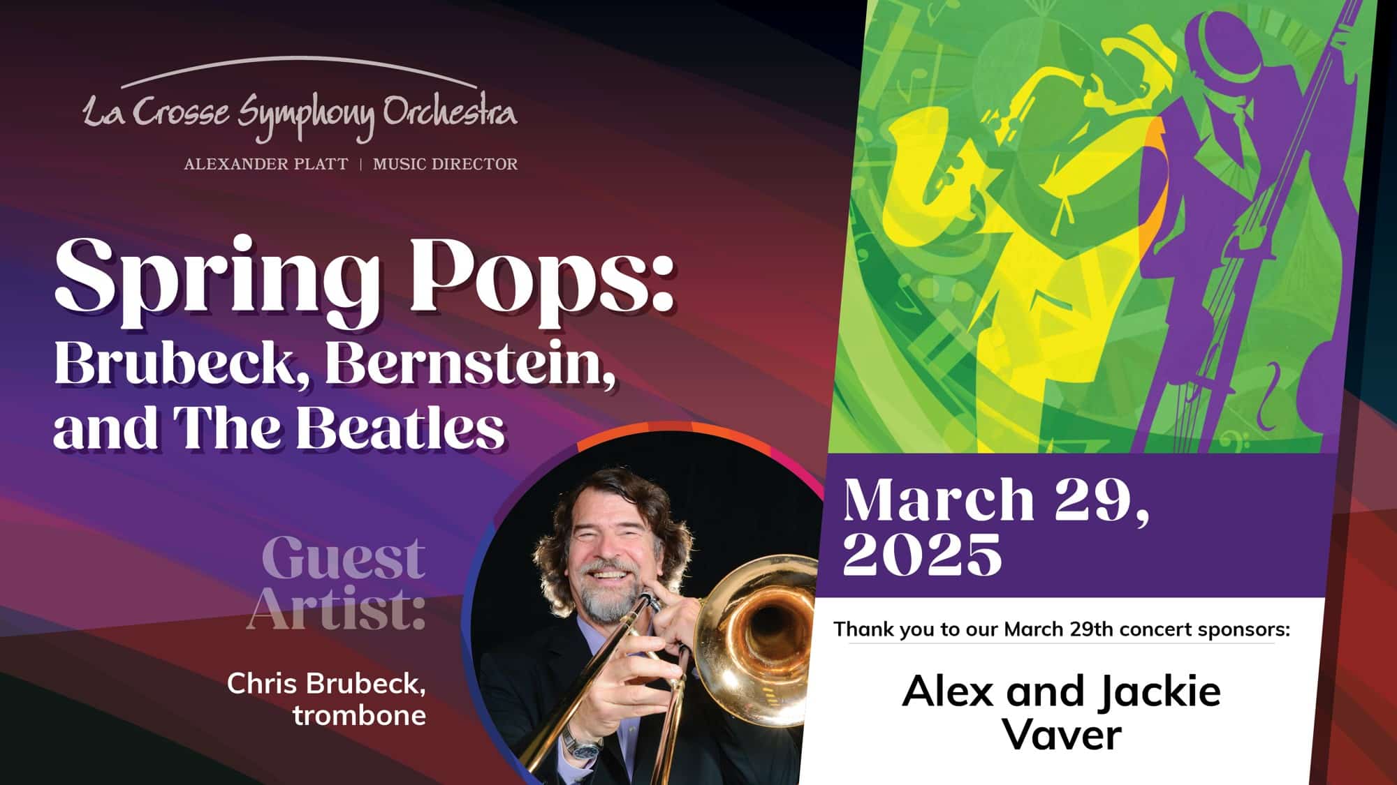 March 29, 2025, Spring Pops: Brubeck, Bernstein, and The Beatles